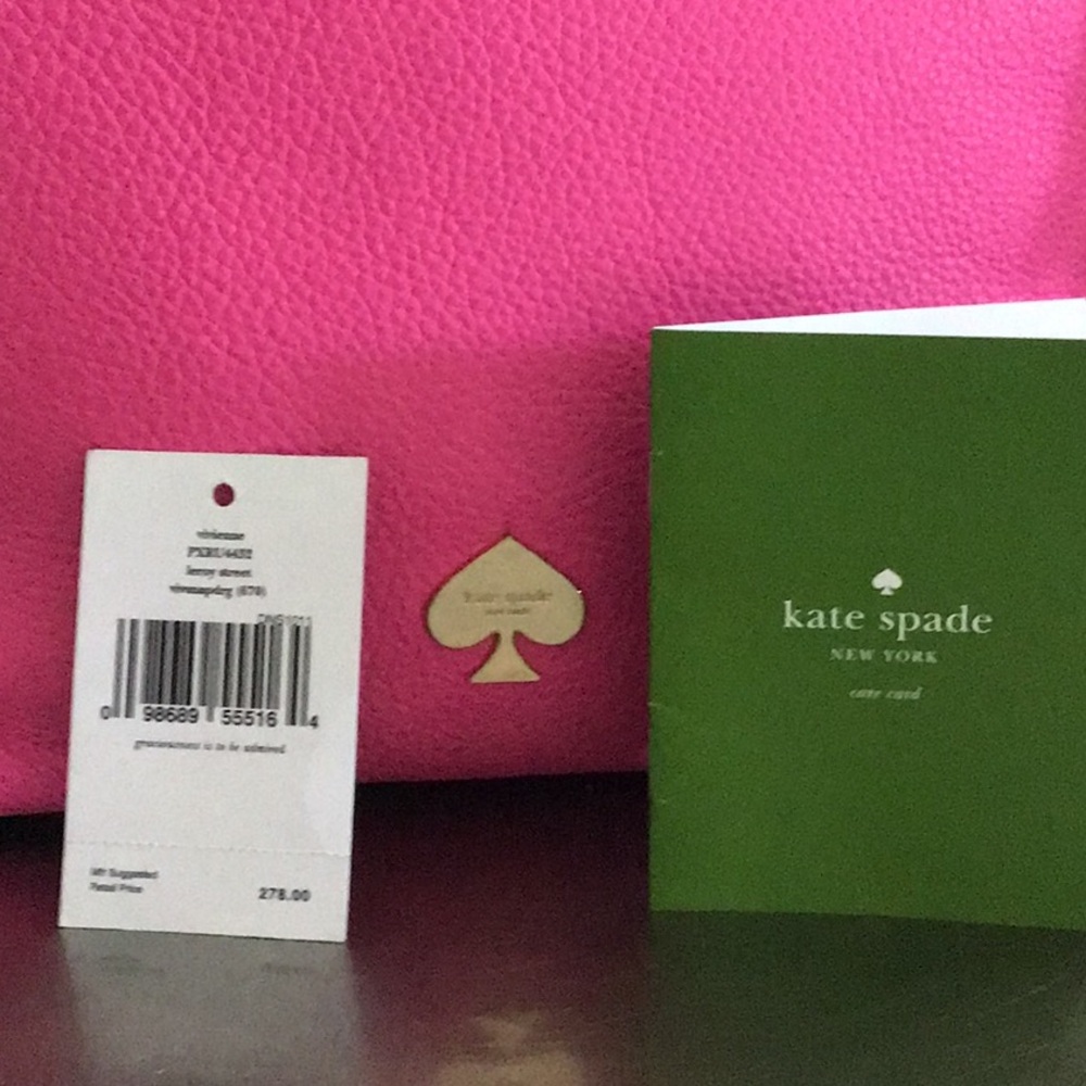 Hot Pink Kate Spade Leather Shoulder bag. Never used!